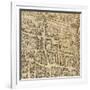 Map of Pisa, 1595-null-Framed Giclee Print