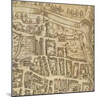 Map of Pisa, 1595-null-Mounted Giclee Print