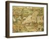 Map of Plon from Civitates Orbis Terrarum-null-Framed Giclee Print