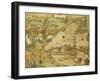 Map of Plon from Civitates Orbis Terrarum-null-Framed Giclee Print