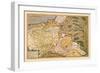 Map of Poland and Eastern Europe-Abraham Ortelius-Framed Art Print