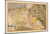 Map of Poland and Eastern Europe-Abraham Ortelius-Mounted Art Print