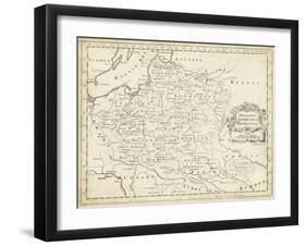 Map of Poland-T. Jeffreys-Framed Art Print