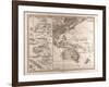 Map of Polynesia and Oceania, 1872-null-Framed Giclee Print