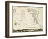 Map of Pompeii-T.E. Nicholson-Framed Art Print