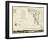 Map of Pompeii-T.E. Nicholson-Framed Art Print