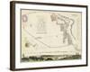 Map of Pompeii-T.E. Nicholson-Framed Art Print