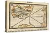 Map of Porto Santo, Madeira, 1528-null-Stretched Canvas