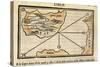 Map of Porto Santo, Madeira, 1528-null-Stretched Canvas