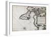 Map of Portofino, from French Portolan Chart. Copper Engraving-null-Framed Giclee Print