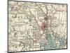 Map of Providence (C. 1900), Maps-Encyclopaedia Britannica-Mounted Art Print