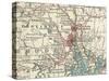 Map of Providence (C. 1900), Maps-Encyclopaedia Britannica-Stretched Canvas