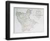 Map of Province of Calabria Citerior or Latin Calabria, Province of Cosenza-null-Framed Giclee Print