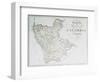 Map of Province of Calabria Citerior or Latin Calabria, Province of Cosenza-null-Framed Giclee Print