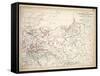 Map of Prussia and Poland, Published by William Blackwood and Sons, Edinburgh and London, 1848-Alexander Keith Johnston-Framed Stretched Canvas
