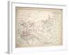 Map of Prussia and Poland, Published by William Blackwood and Sons, Edinburgh and London, 1848-Alexander Keith Johnston-Framed Giclee Print