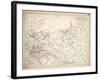 Map of Prussia and Poland, Published by William Blackwood and Sons, Edinburgh and London, 1848-Alexander Keith Johnston-Framed Giclee Print