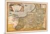 Map of Prussia-Abraham Ortelius-Mounted Art Print