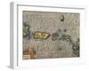 Map of Puerto Rico and the Antilles-null-Framed Giclee Print