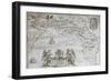 Map of Puglia, Terra D'Otranto, 1702-Giovan Battista Pacichelli-Framed Giclee Print