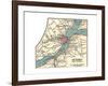 Map of Quebec (C. 1900), Maps-Encyclopaedia Britannica-Framed Giclee Print