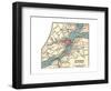 Map of Quebec (C. 1900), Maps-Encyclopaedia Britannica-Framed Giclee Print