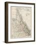 Map of Queensland, Australia, 1870s-null-Framed Giclee Print