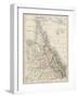 Map of Queensland, Australia, 1870s-null-Framed Giclee Print