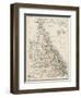 Map of Queensland, Australia, 1870s-null-Framed Giclee Print