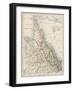 Map of Queensland, Australia, 1870s-null-Framed Giclee Print