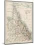 Map of Queensland, Australia, 1870s-null-Mounted Giclee Print