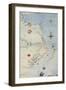 Map of Raleigh's Virginia-John White-Framed Giclee Print