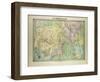 Map of Rambouillet, France-null-Framed Giclee Print