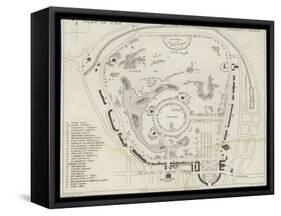 Map of Regent's Park-Thomas Hosmer Shepherd-Framed Stretched Canvas