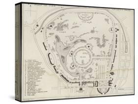 Map of Regent's Park-Thomas Hosmer Shepherd-Stretched Canvas