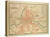 Map of Rennes France-null-Stretched Canvas