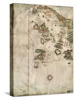 Map of Rio De Janeiro, 16th Century-Jacques-emile Blanche-Stretched Canvas