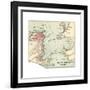 Map of Rio De Janeiro (C. 1900), Maps-Encyclopaedia Britannica-Framed Giclee Print