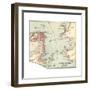 Map of Rio De Janeiro (C. 1900), Maps-Encyclopaedia Britannica-Framed Premium Giclee Print