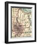 Map of Rochester (C. 1900), Maps-Encyclopaedia Britannica-Framed Art Print