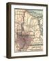 Map of Rochester (C. 1900), Maps-Encyclopaedia Britannica-Framed Art Print