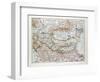 Map of Romania Serbia Bulgaria Montenegro 1899-null-Framed Giclee Print