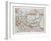 Map of Romania Serbia Bulgaria Montenegro 1899-null-Framed Giclee Print