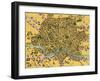 Map of Rome, 1500s-Science Source-Framed Giclee Print