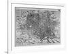 Map of Rome, 1579-Mario Cartaro-Framed Giclee Print