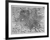 Map of Rome, 1579-Mario Cartaro-Framed Giclee Print