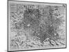 Map of Rome, 1579-Mario Cartaro-Mounted Giclee Print