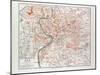 Map of Rome Italy 1899-null-Mounted Giclee Print