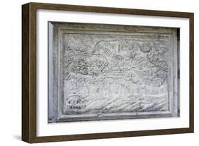 Map of Rome-null-Framed Giclee Print