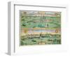 Map of Rotterdam and Gouda, from "Civitates Orbis Terrarum"-Joris Hoefnagel-Framed Giclee Print